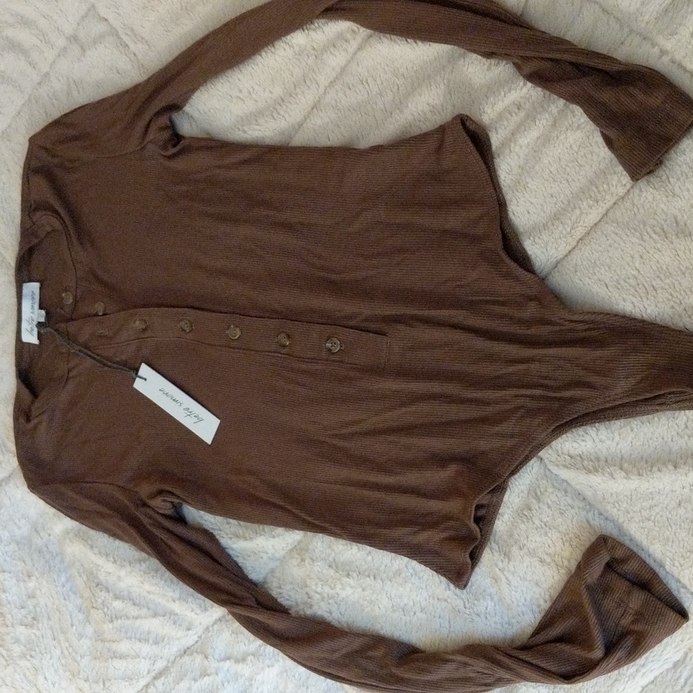 NWT Betro Simone XS Cash Bodysuit taupe